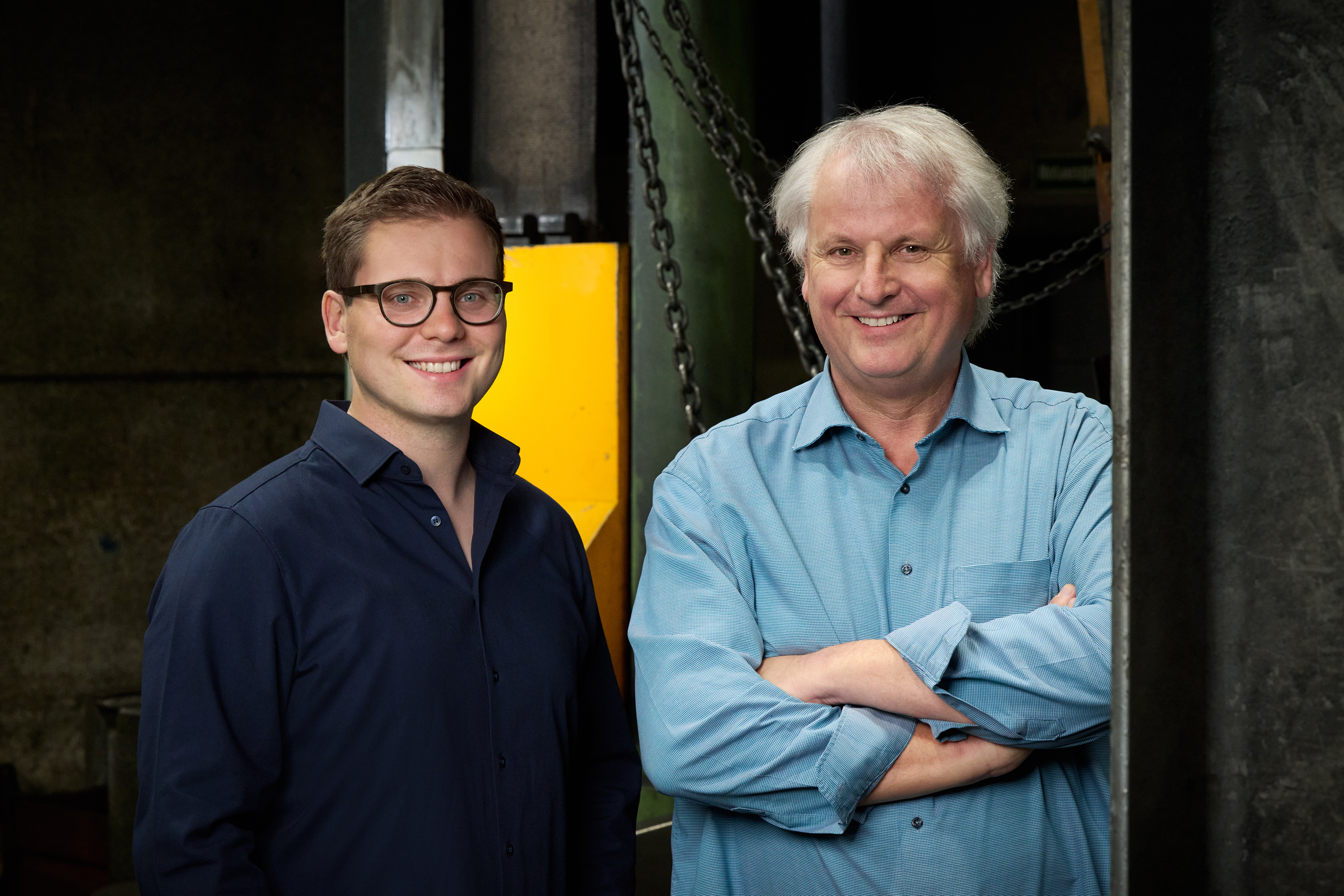 Erfolgreiche Unternehmensübergabe - Vater und Sohn